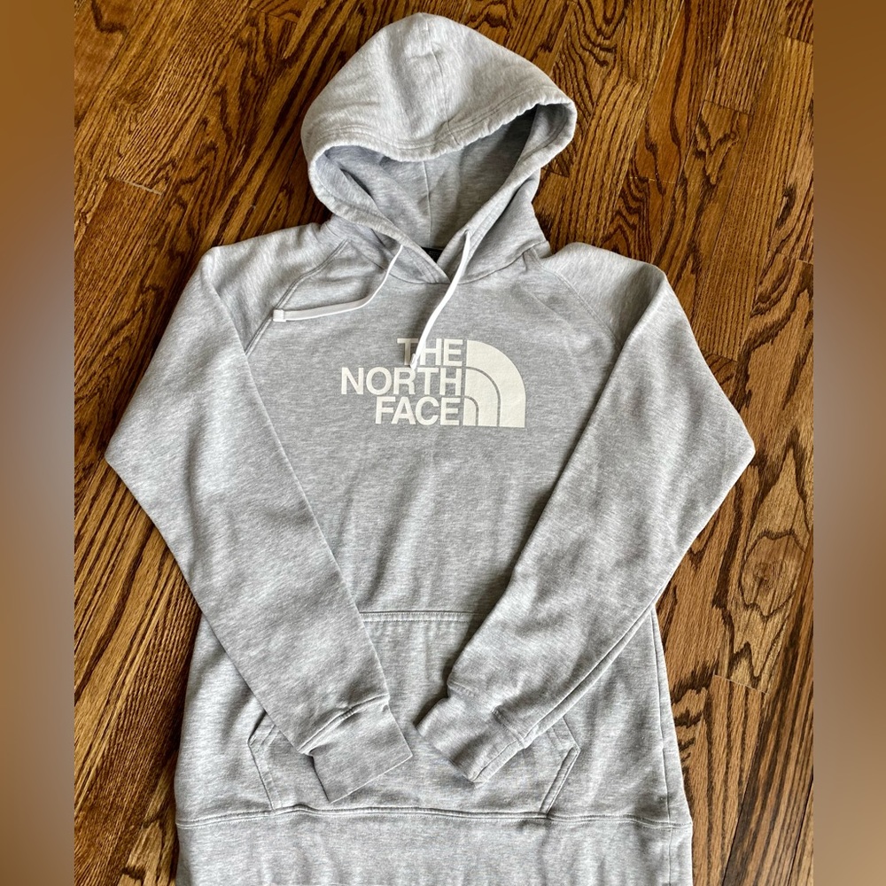 The North Face Women's Grey Logo Hoodie